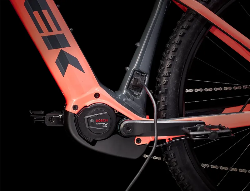 Trek Powerfly 4 625w Gen 4 Electric Mountain Bike 2024 in Living Coral and Grey-8